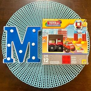 Tonka Mighty Builders Red Construction Truck 12-piece Set